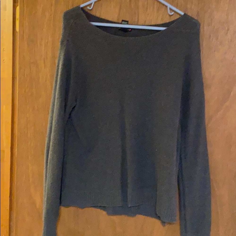 Gray sweater